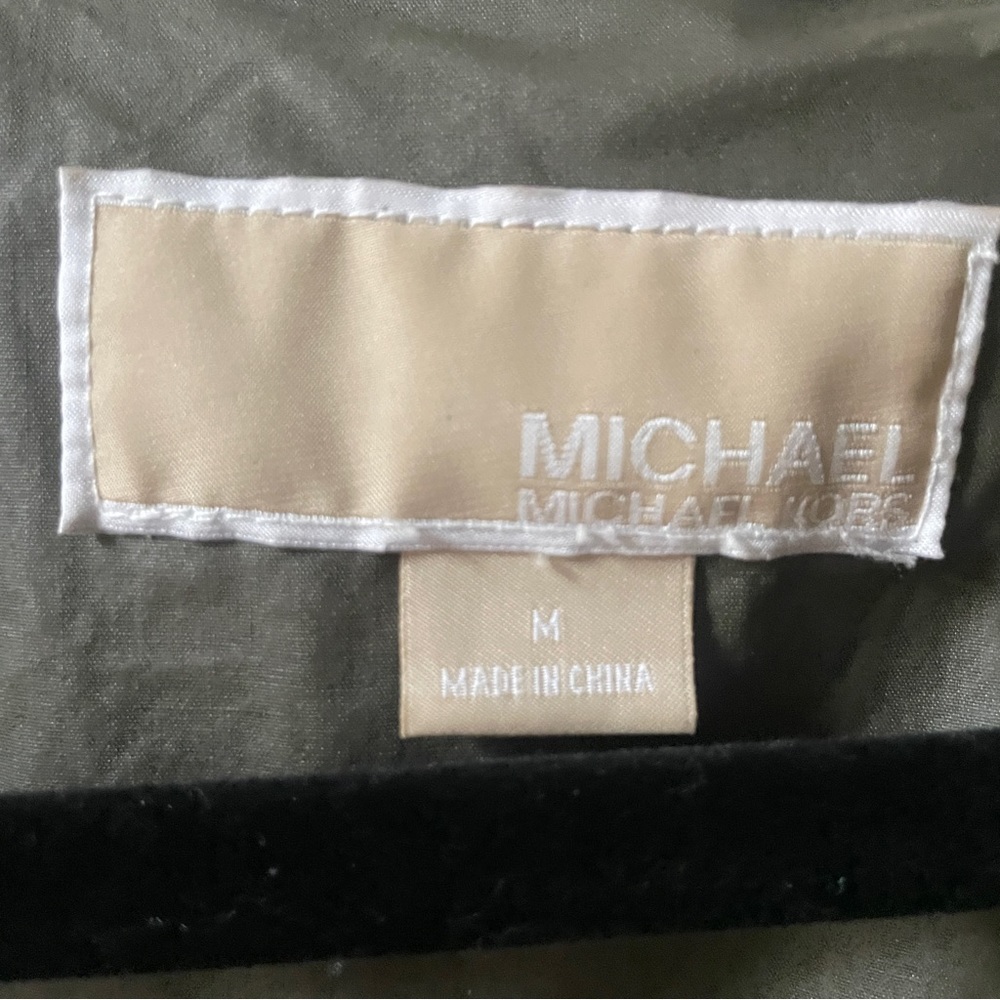 Michael Kors Olive Green Military Belstaff Style Jacket - size M - Picture 14 of 16